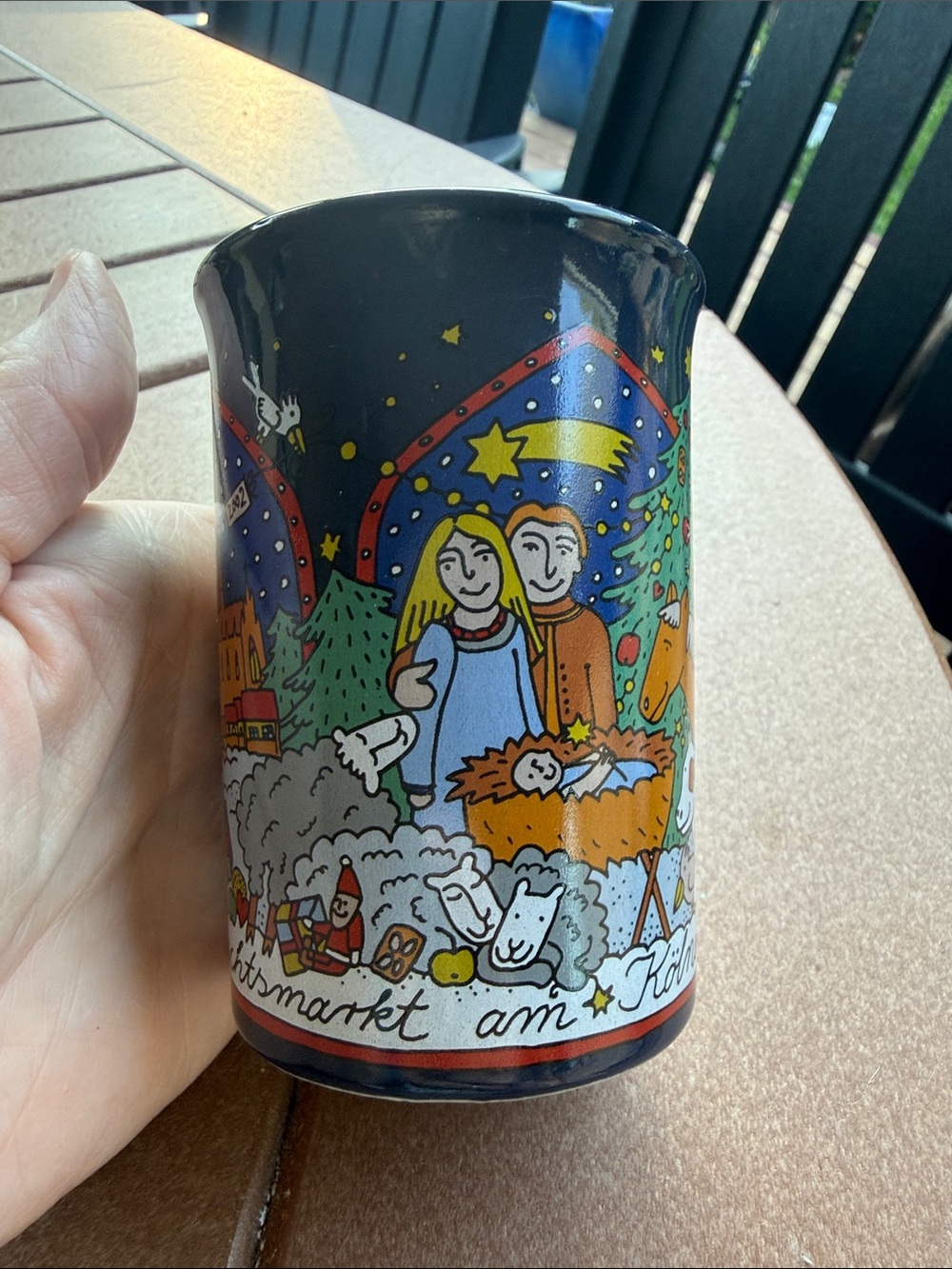 Weihnachtsmarkt am Kölner Dom Mug 2002